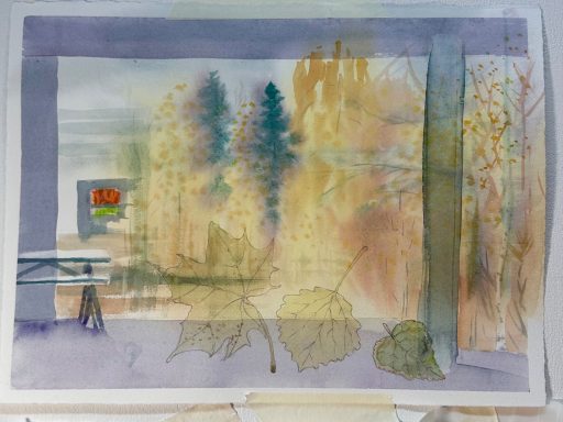 Ateljéutsikt oktober