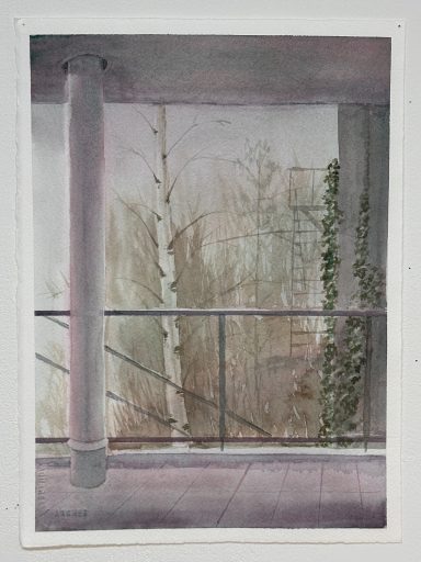 Ateljéutsikt december