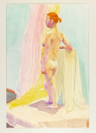 Modellstudie i akvarell#2