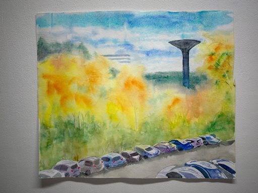 Höst på parkeringen